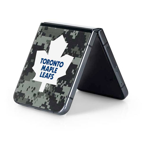 NHL Toronto Maple Leafs Camo Galaxy Z Flip5 5G Skin