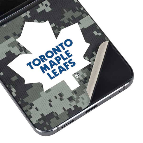 NHL Toronto Maple Leafs Camo Galaxy Z Flip5 5G Skin