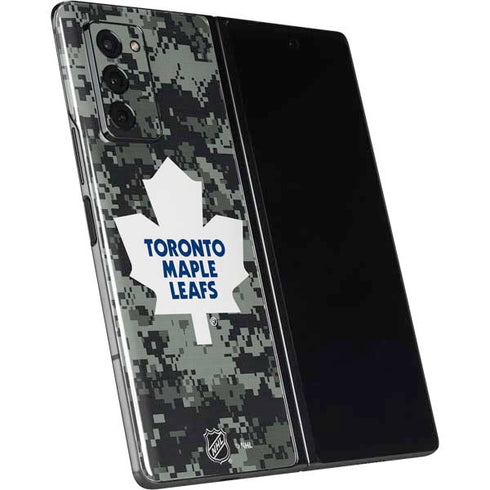 NHL Toronto Maple Leafs Camo Galaxy Z Fold2 5G Skin