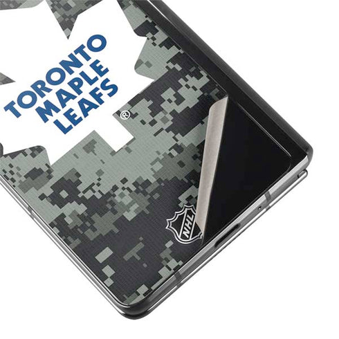 NHL Toronto Maple Leafs Camo Galaxy Z Fold2 5G Skin