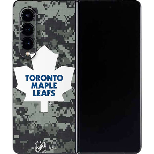 NHL Toronto Maple Leafs Camo Galaxy Z Fold4 5G Skin