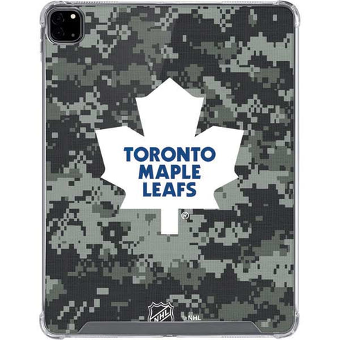 NHL Toronto Maple Leafs Camo iPad Pro 12.9in (2020) Clear Case