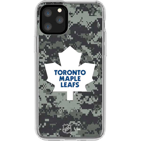 NHL Toronto Maple Leafs Camo iPhone 11 Pro Clear Case