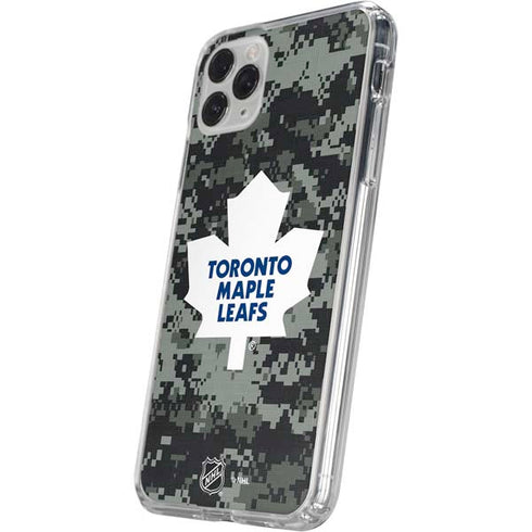 NHL Toronto Maple Leafs Camo iPhone 11 Pro Clear Case