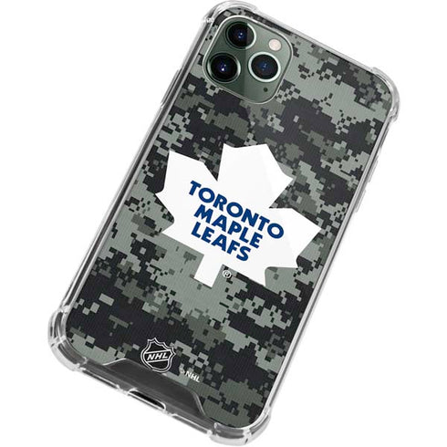 NHL Toronto Maple Leafs Camo iPhone 11 Pro Max Clear Case