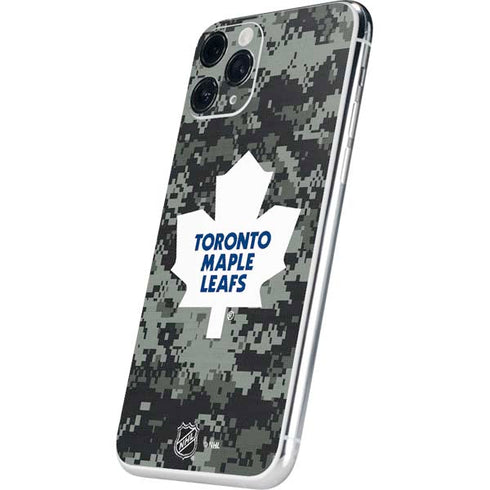 NHL Toronto Maple Leafs Camo iPhone 11 Pro Skin