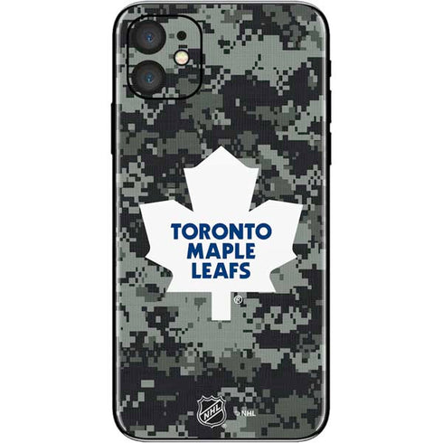 NHL Toronto Maple Leafs Camo iPhone 11 Skin