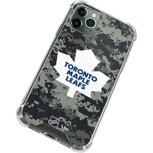 NHL Toronto Maple Leafs Camo iPhone 12 Pro Clear Case
