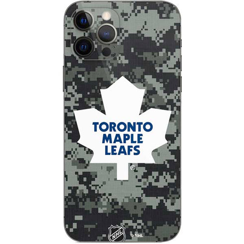 NHL Toronto Maple Leafs Camo iPhone 12 Pro Skin