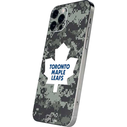 NHL Toronto Maple Leafs Camo iPhone 12 Pro Skin