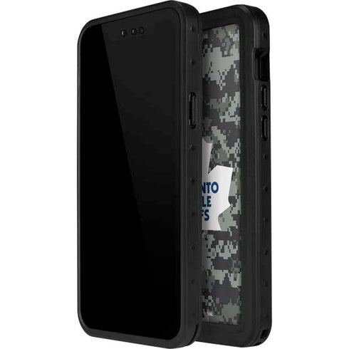 NHL Toronto Maple Leafs Camo iPhone 13 Mini Waterproof Case