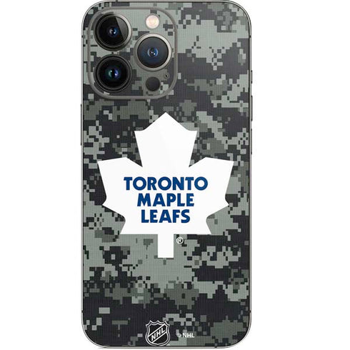 NHL Toronto Maple Leafs Camo iPhone 13 Pro Skin