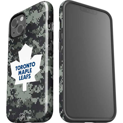 NHL Toronto Maple Leafs Camo iPhone 15 Plus Impact Case