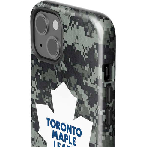 NHL Toronto Maple Leafs Camo iPhone 15 Impact Case