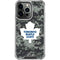 NHL Toronto Maple Leafs Camo iPhone 15 Pro Clear Case