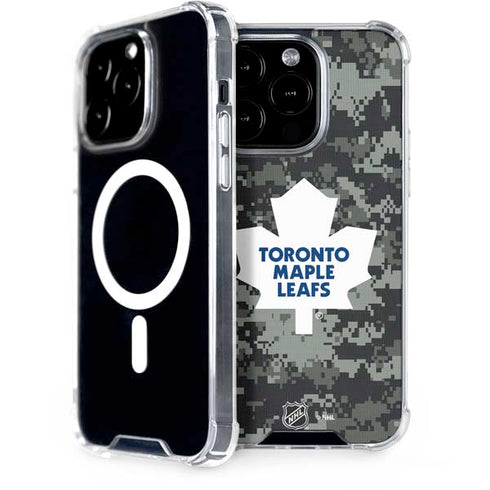 NHL Toronto Maple Leafs Camo iPhone 14 Pro MagSafe Case