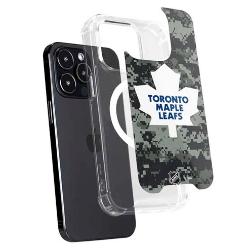 NHL Toronto Maple Leafs Camo iPhone 15 Pro Max MagSafe Case