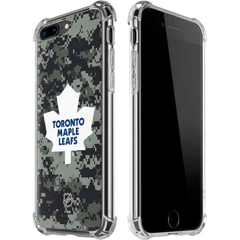 NHL Toronto Maple Leafs Camo iPhone 7/8 Plus Clear Case