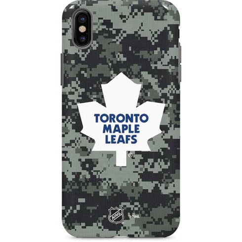 NHL Toronto Maple Leafs Camo iPhone X Pro Case