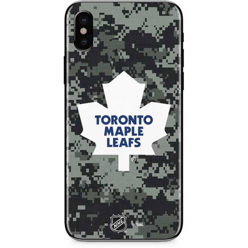 NHL Toronto Maple Leafs Camo iPhone X Skin