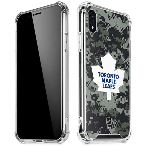 NHL Toronto Maple Leafs Camo iPhone XR Clear Case