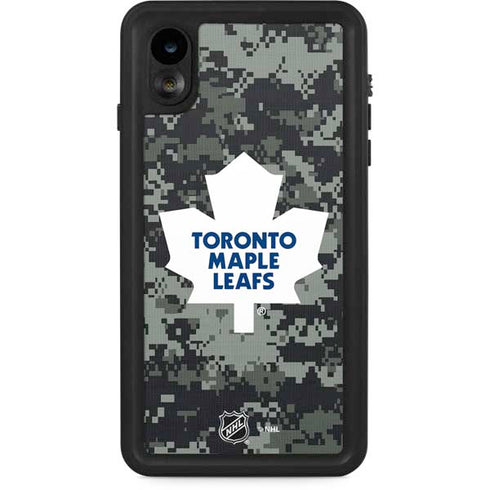 NHL Toronto Maple Leafs Camo iPhone XR Waterproof Case