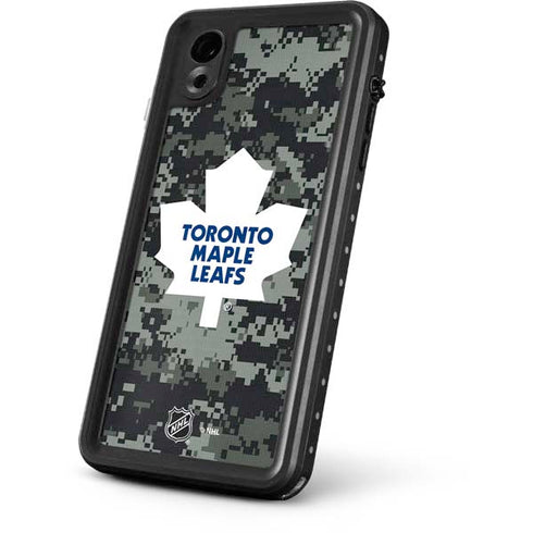 NHL Toronto Maple Leafs Camo iPhone XR Waterproof Case