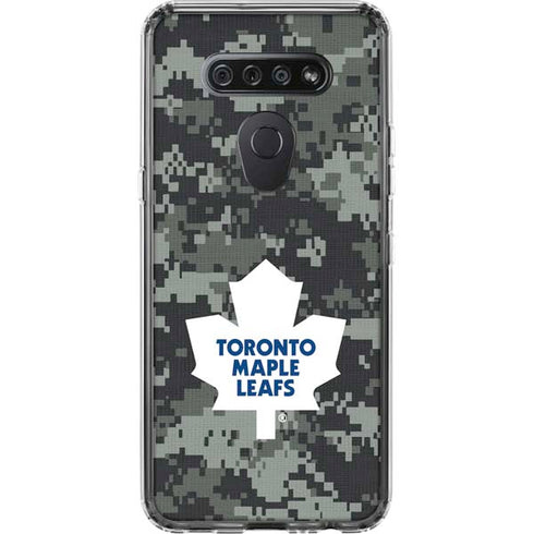 NHL Toronto Maple Leafs Camo LG K51/Q51 Clear Case