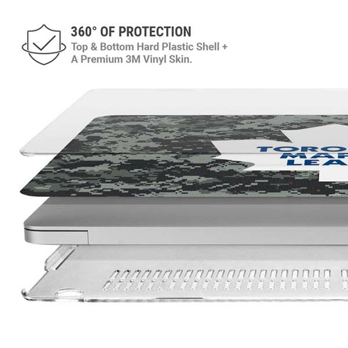NHL Toronto Maple Leafs Camo MacBook Air 13in M1 (2021) Case plus Skin