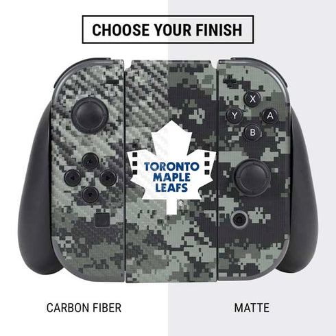 NHL Toronto Maple Leafs Camo Nintendo Switch Bundle Skin