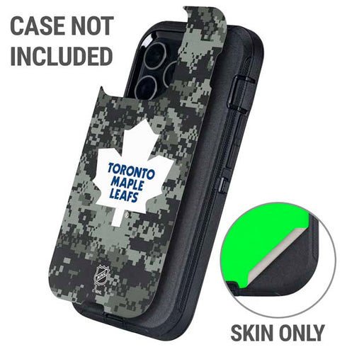 NHL Toronto Maple Leafs Camo Otterbox Defender iPhone Skin