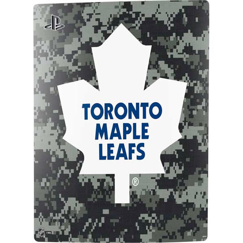 NHL Toronto Maple Leafs Camo PS5 Console Skin