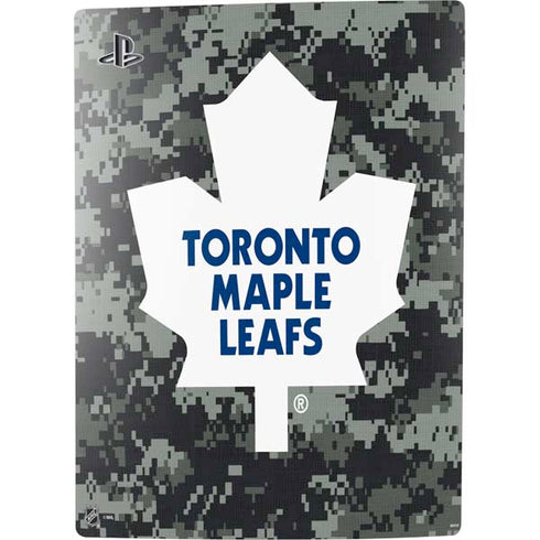 NHL Toronto Maple Leafs Camo PS5 Digital Edition Console Skin