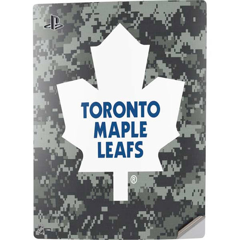 NHL Toronto Maple Leafs Camo PS5 Digital Edition Console Skin