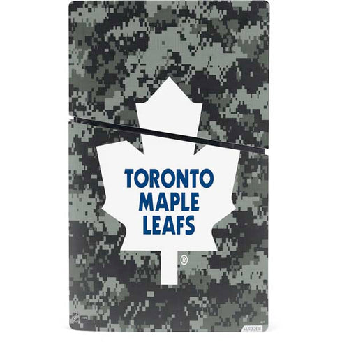 NHL Toronto Maple Leafs Camo PS5 Slim Digital Edition Console Skin