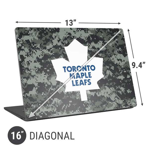 NHL Toronto Maple Leafs Camo Universal Laptop 16in (13 x 9.4in) Skin