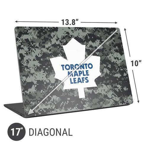 NHL Toronto Maple Leafs Camo Universal Laptop 17in (13.8 x 10in) Skin