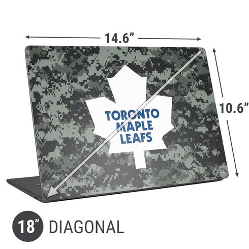 NHL Toronto Maple Leafs Camo Universal Laptop 18in (14.6 x 10.6in) Skin