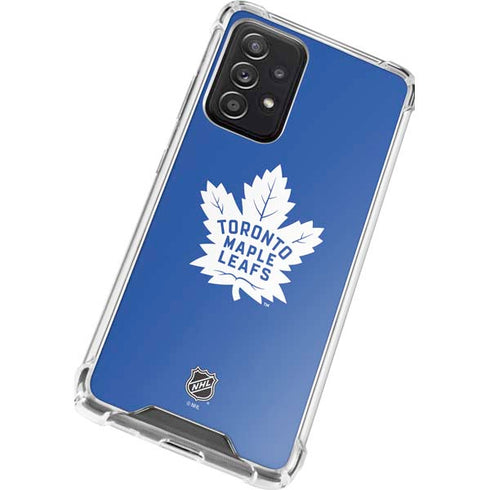 NHL Toronto Maple Leafs Color Pop Galaxy A52 5G Clear Case