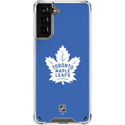NHL Toronto Maple Leafs Color Pop Galaxy S21 Plus 5G Clear Case