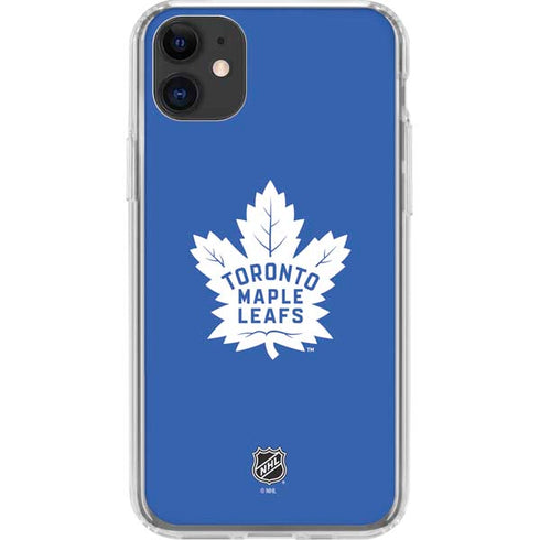 NHL Toronto Maple Leafs Color Pop iPhone 11 Clear Case