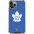 NHL Toronto Maple Leafs Color Pop iPhone 11 Pro Max Clear Case