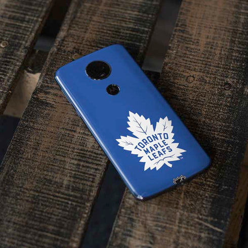 NHL Toronto Maple Leafs Color Pop Moto E5 Plus Skin