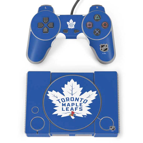 NHL Toronto Maple Leafs Color Pop PlayStation Classic Bundle Skin