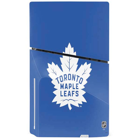 NHL Toronto Maple Leafs Color Pop PS5 Slim Disk Console Skin