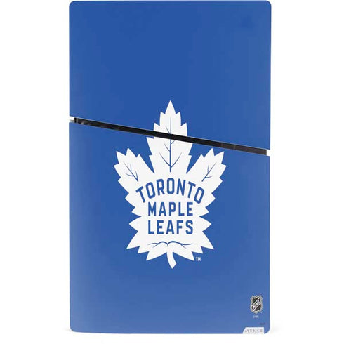 NHL Toronto Maple Leafs Color Pop PS5 Slim Digital Edition Console Skin