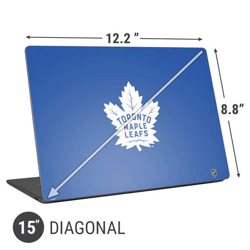 NHL Toronto Maple Leafs Color Pop Universal Laptop 15in (12.2 x 8.8in) Skin