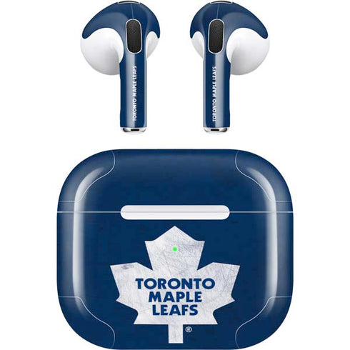 NHL Toronto Maple Leafs Distressed Apple AirPods (3rd Gen 2021) Skin