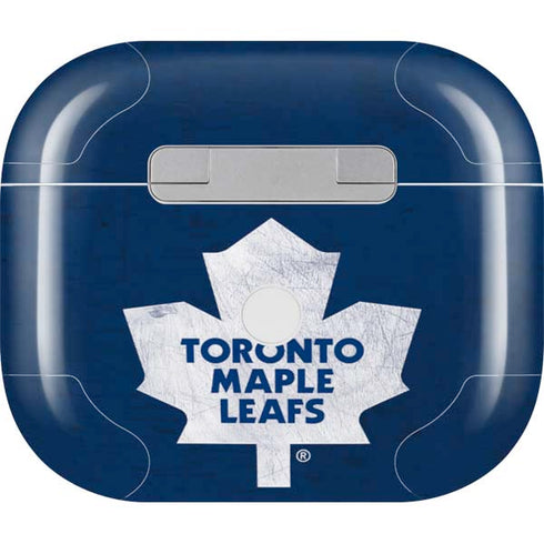 NHL Toronto Maple Leafs Distressed Apple AirPods (3rd Gen 2021) Skin