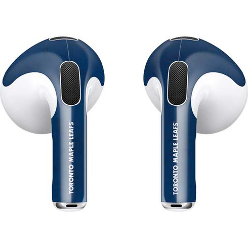 NHL Toronto Maple Leafs Distressed Apple AirPods (3rd Gen 2021) Skin
